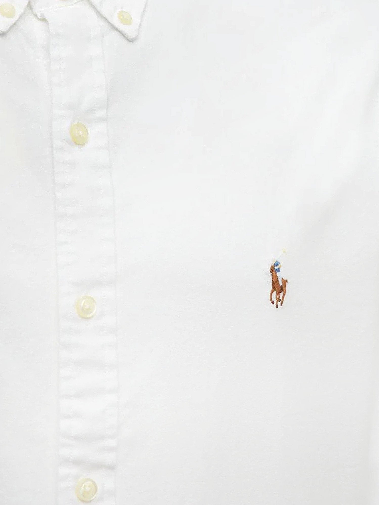 Polo Ralph Lauren Men's Slim Fit Cotton Shirt White