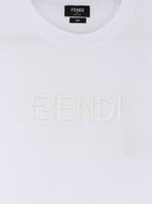 Fendi Men's Slim Fit Cotton Shirt White, view 3