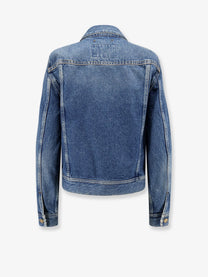 Golden Goose Women's Slim Fit Denim Jacket Blue