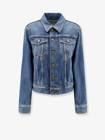 Golden Goose Women's Slim Fit Denim Jacket Blue