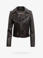Golden Goose Women's Slim Fit Destiny Lived in Effect Leather Biker Black