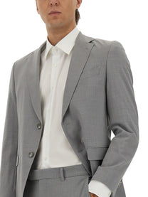 Boss Men's Slim Fit Dress Grey