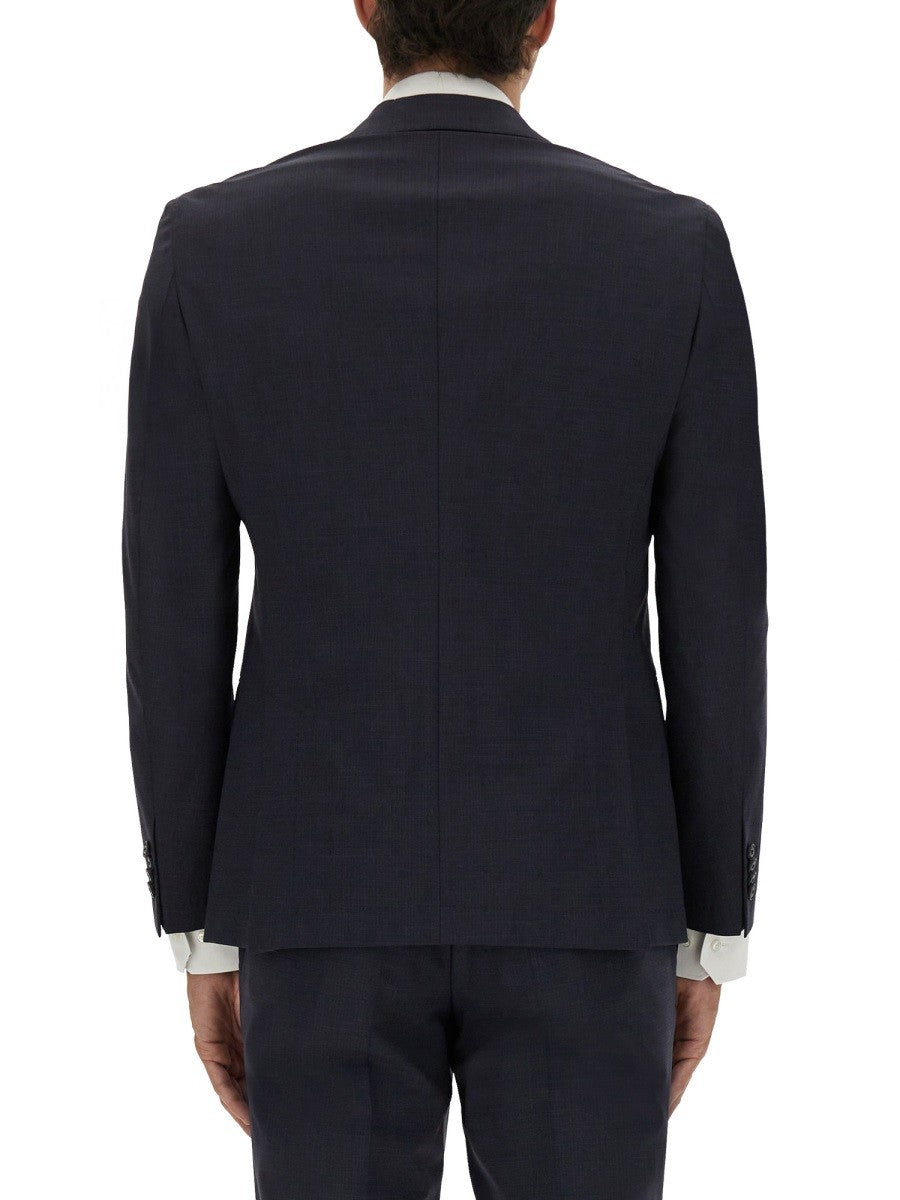 Boss Men's Slim Fit Dress Blue