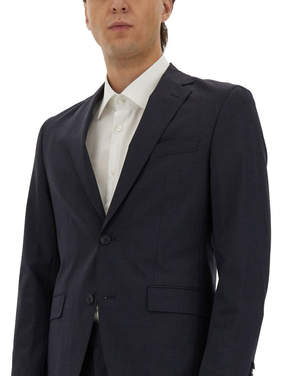 Boss Men's Slim Fit Dress Blue