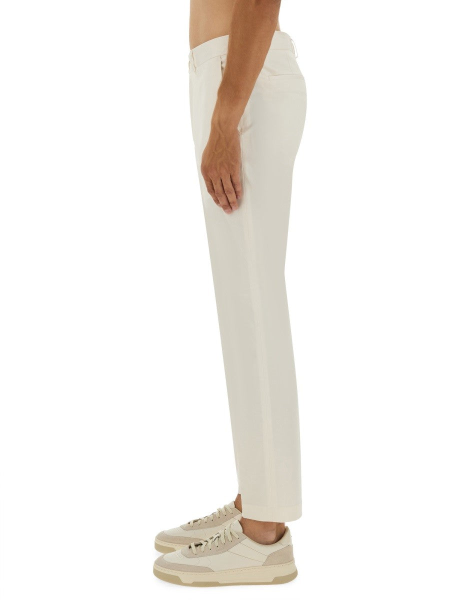 Boss Camel Men's Slim Fit Pants White