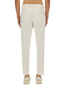 Boss Camel Men's Slim Fit Pants White