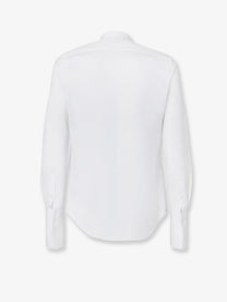 Fendi Men's Slim Fit Poplin Shirt White, view 2