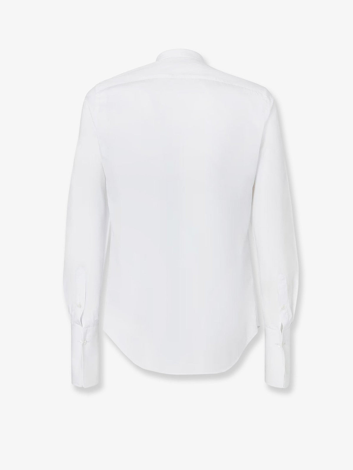 Fendi Men's Slim Fit Poplin Shirt White, view 2