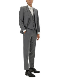 Boss Men's Slim Fit Vest Grey