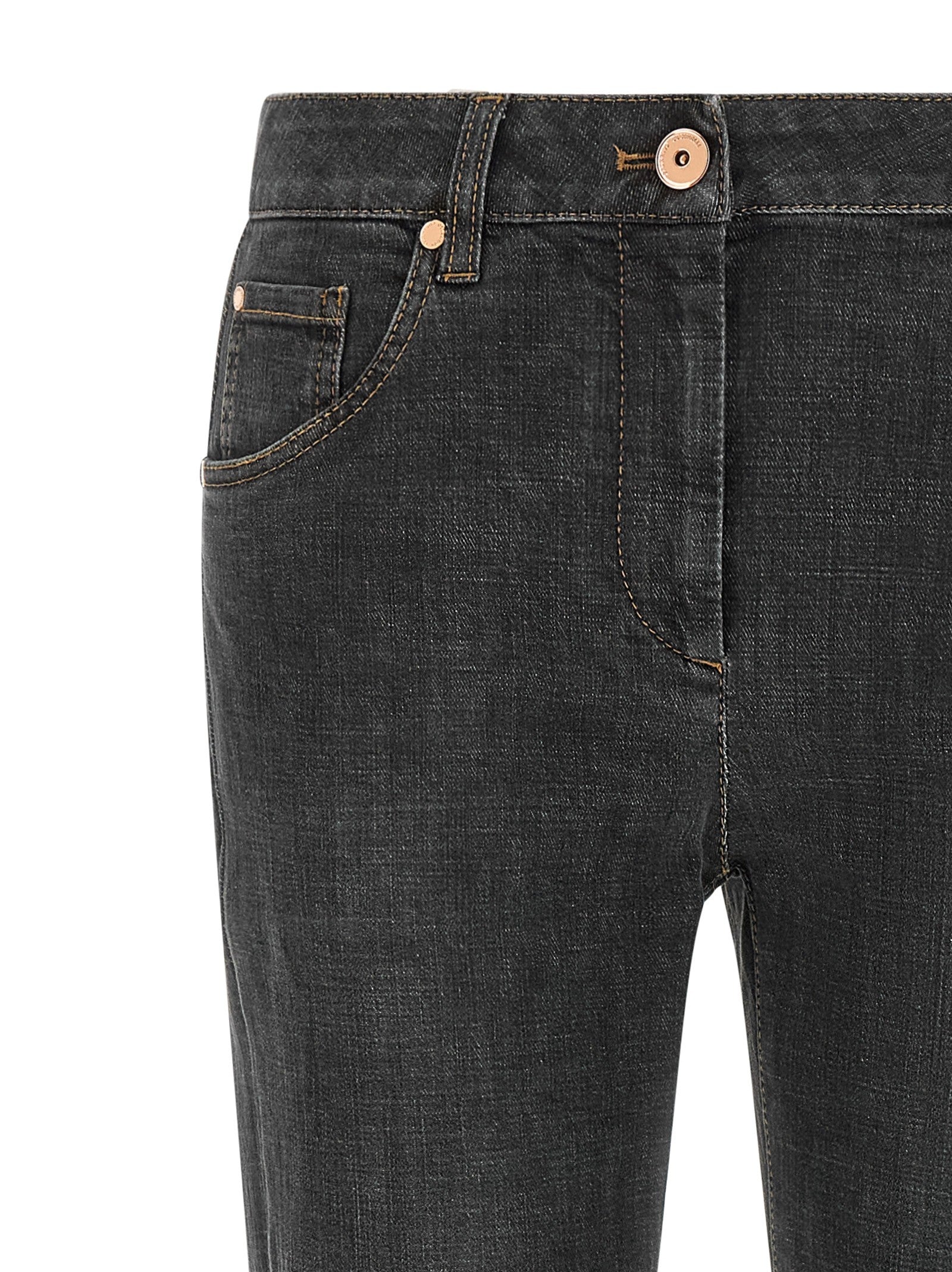 Brunello Cucinelli Slim Jeans Grey