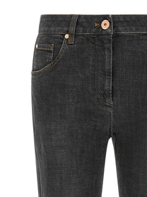 Brunello Cucinelli Slim Jeans Grey