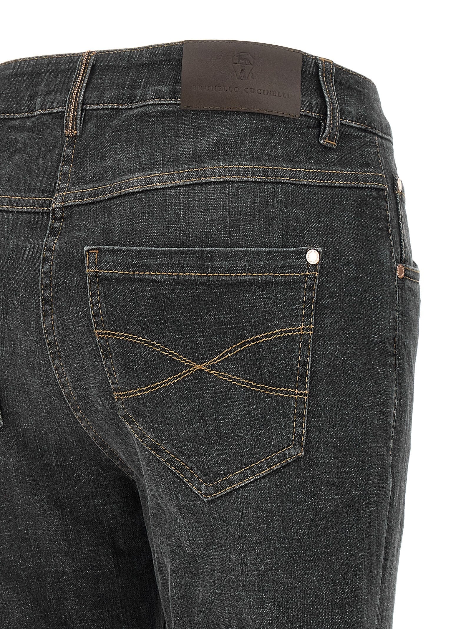 Brunello Cucinelli Slim Jeans Grey
