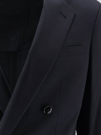 Giorgio Armani Men's Slim Lightweight Virgin Wool Suit Black