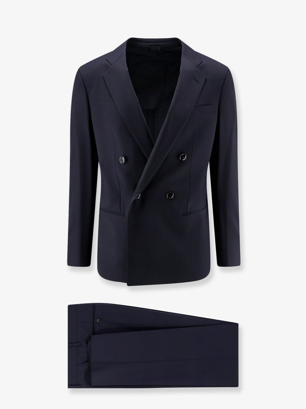Giorgio Armani Men's Slim Lightweight Virgin Wool Suit Black