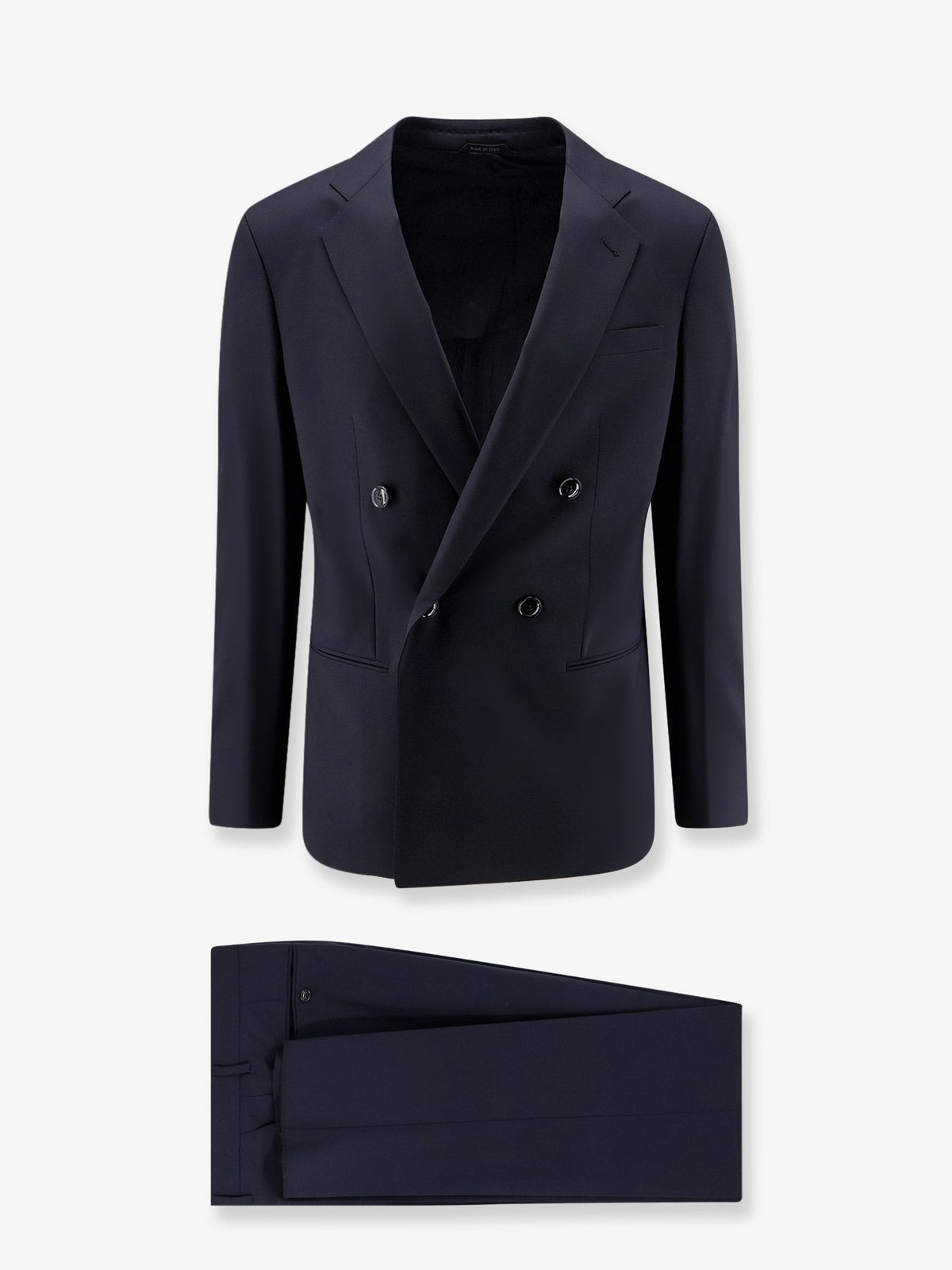 Giorgio Armani Men's Slim Lightweight Virgin Wool Suit Black