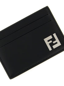 Fendi Slim Squared FF Card Holder Black