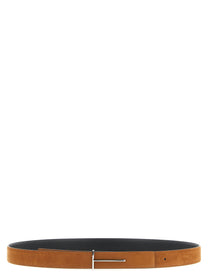 Tom Ford Slim Reversible Belt Gold
