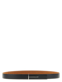 Tom Ford Slim Reversible Belt Gold