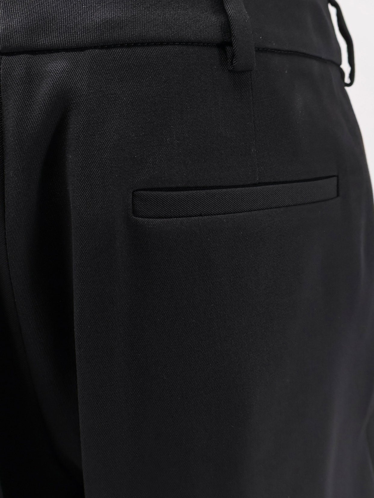Balenciaga Women's Slim Tailored Wool Trousers Black