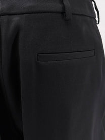 Balenciaga Women's Slim Tailored Wool Trousers Black