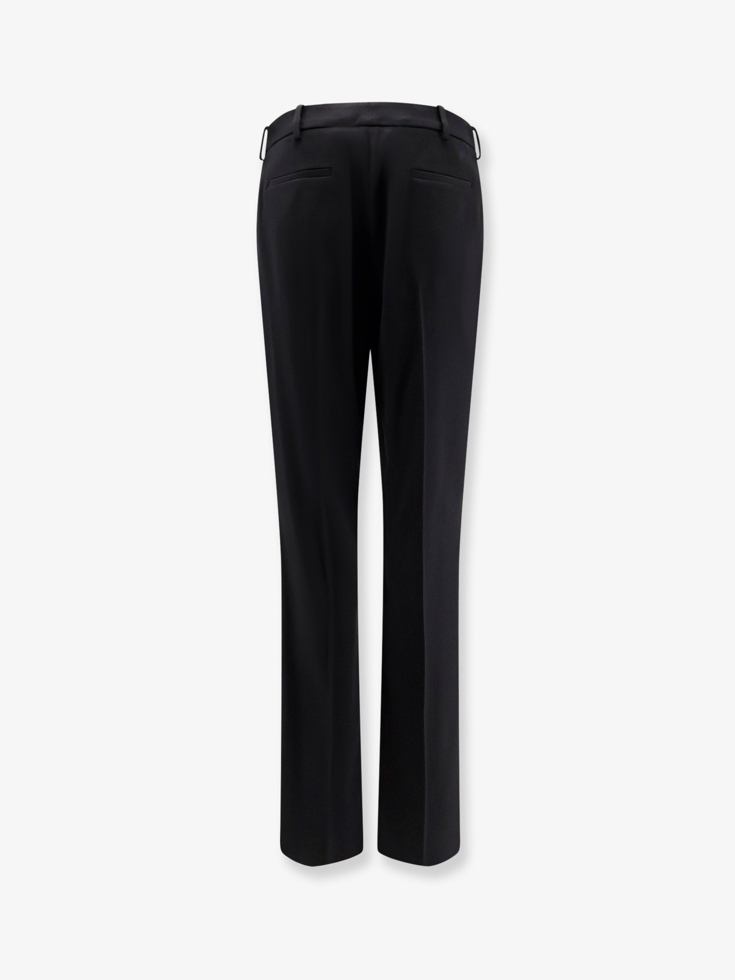 Balenciaga Women's Slim Tailored Wool Trousers Black