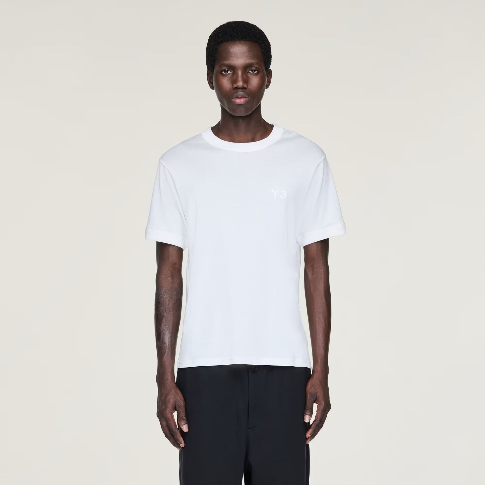 Adidas Y3 Unisex Slim Tee Cwhite White