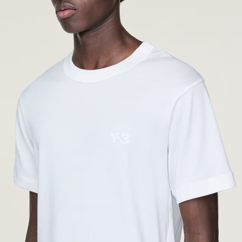 Adidas Y3 Unisex Slim Tee Cwhite White