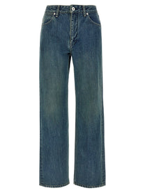 Jil Sander Slim Twist Jeans Blue