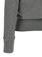 Balenciaga Slim Zip Sweatshirt Grey