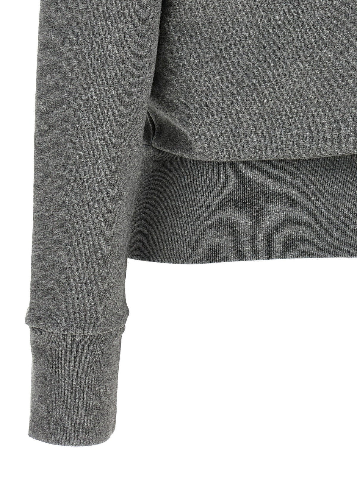 Balenciaga Slim Zip Sweatshirt Grey