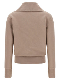 Balenciaga Slim Zip Sweatshirt Blue