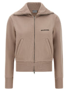 Balenciaga Slim Zip Sweatshirt Blue