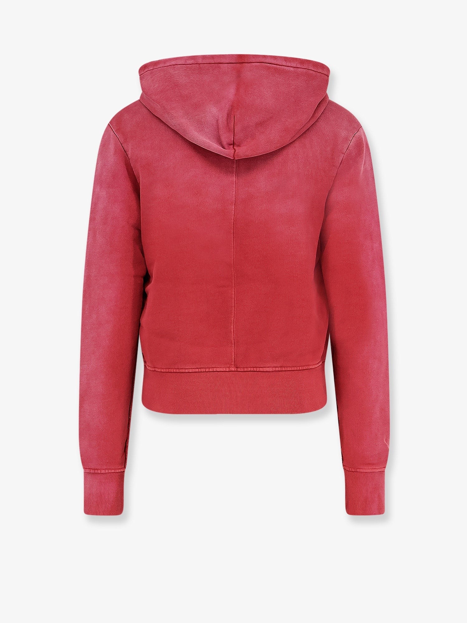 Entire Studios Unisex Slim Zip up Cotton Hoodie Red
