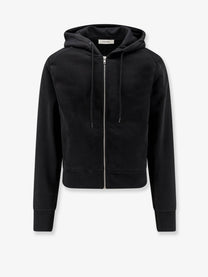 Entire Studios Unisex Slim Zip up Cotton Hoodie Black