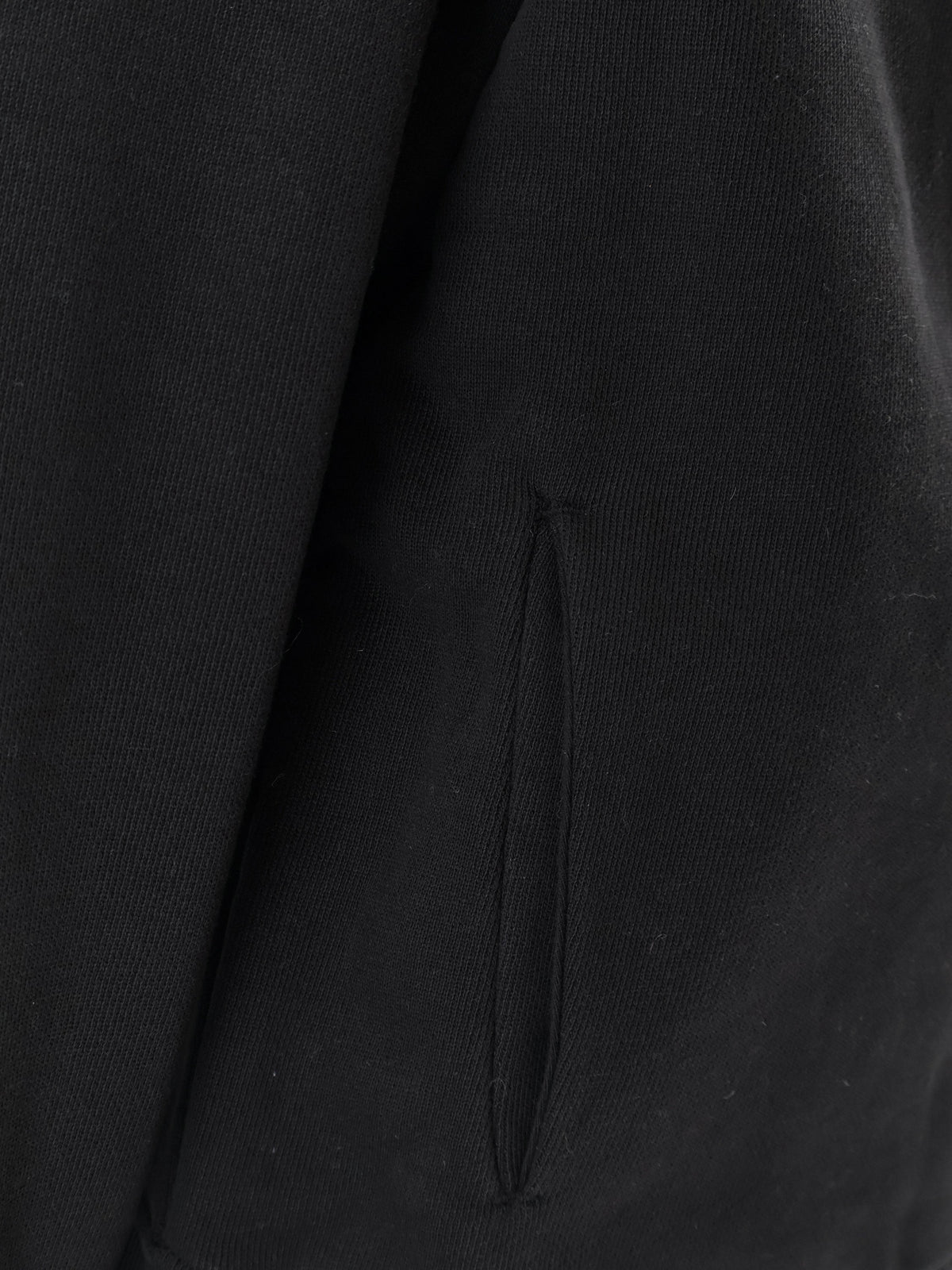 Entire Studios Unisex Slim Zip up Cotton Hoodie Black