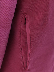Entire Studios Unisex Slim Zip up Cotton Hoodie Red