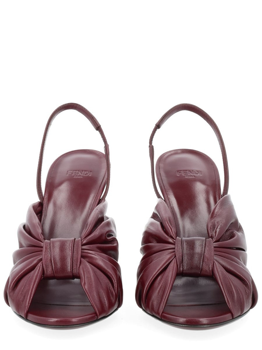 Fendi Women's Slingback Arco Red