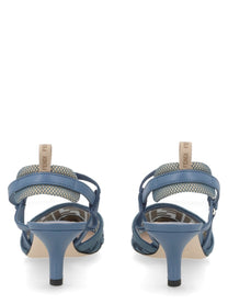 Fendi Women's Slingback Colibrì Lite with Heeled Medium Blue