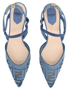 Fendi Women's Slingback Colibrì Lite with Heeled Medium Blue
