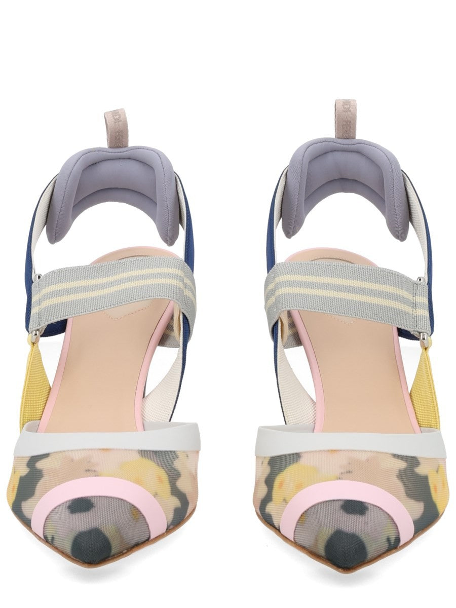 Fendi Women's Slingback Colibrì Multicolor