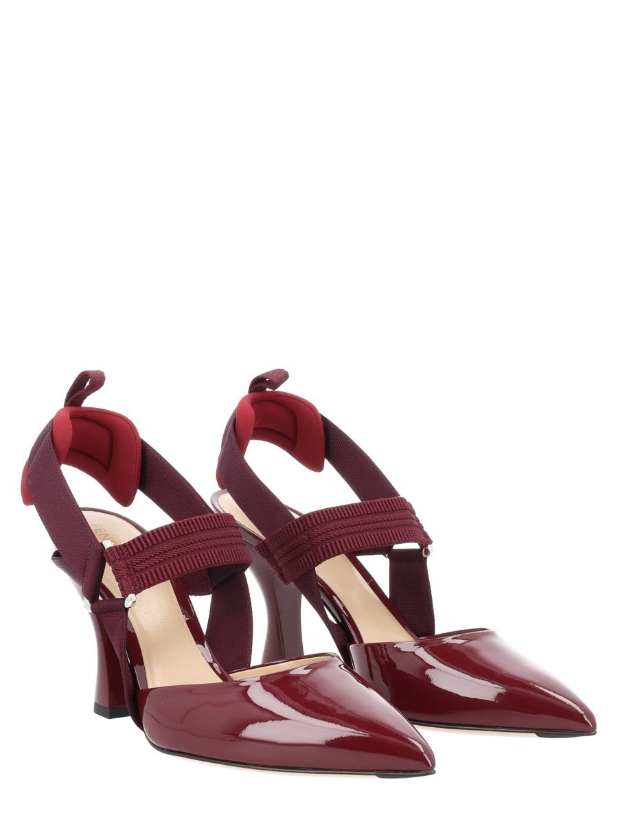Fendi Women's Slingback Colibrì Red