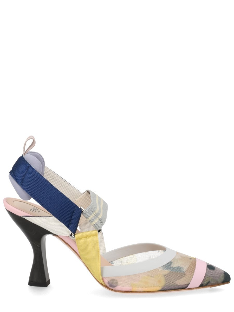 Fendi Women's Slingback Colibrì Multicolor