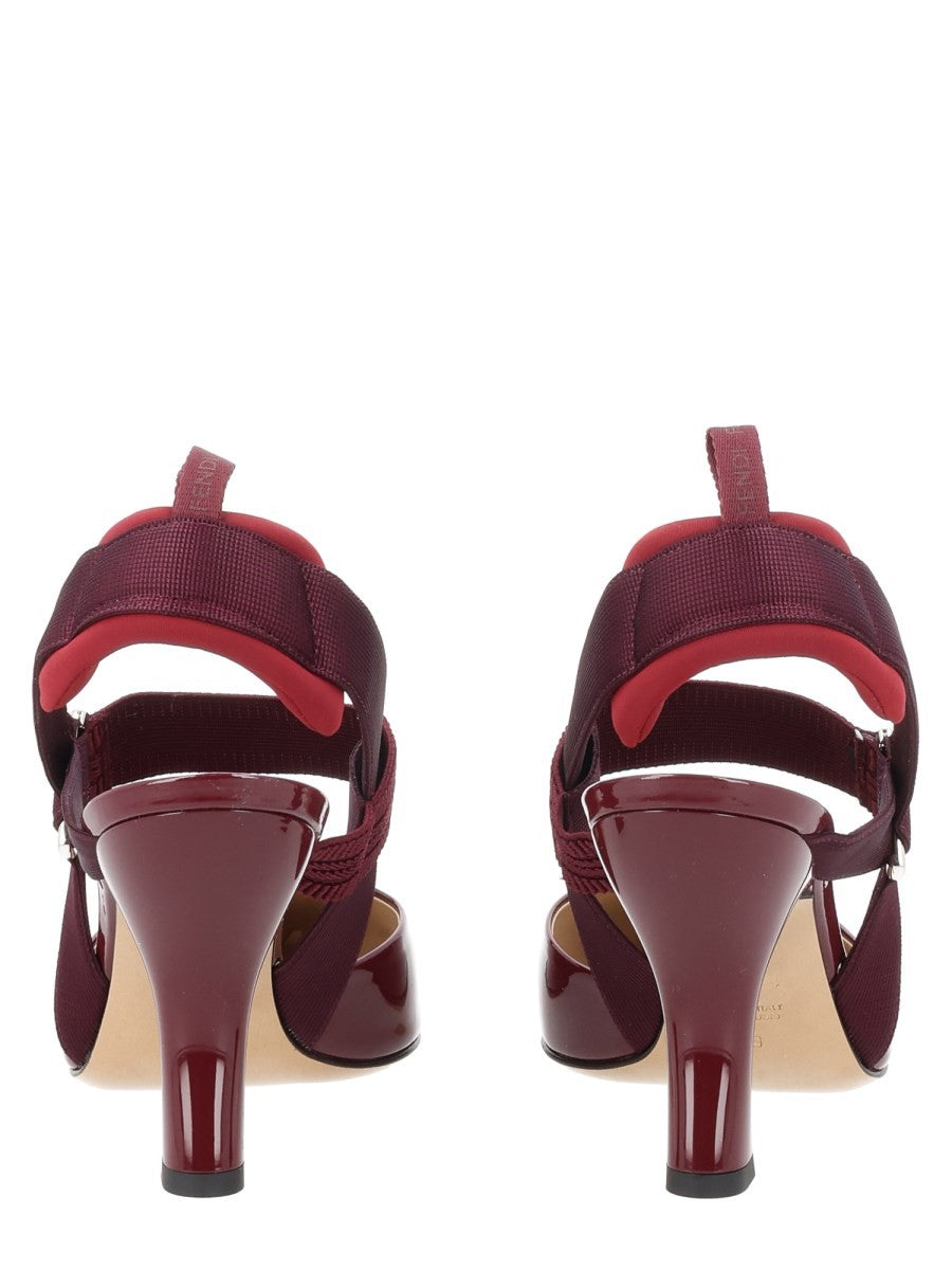 Fendi Women's Slingback Colibrì Red