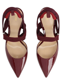 Fendi Women's Slingback Colibrì Red