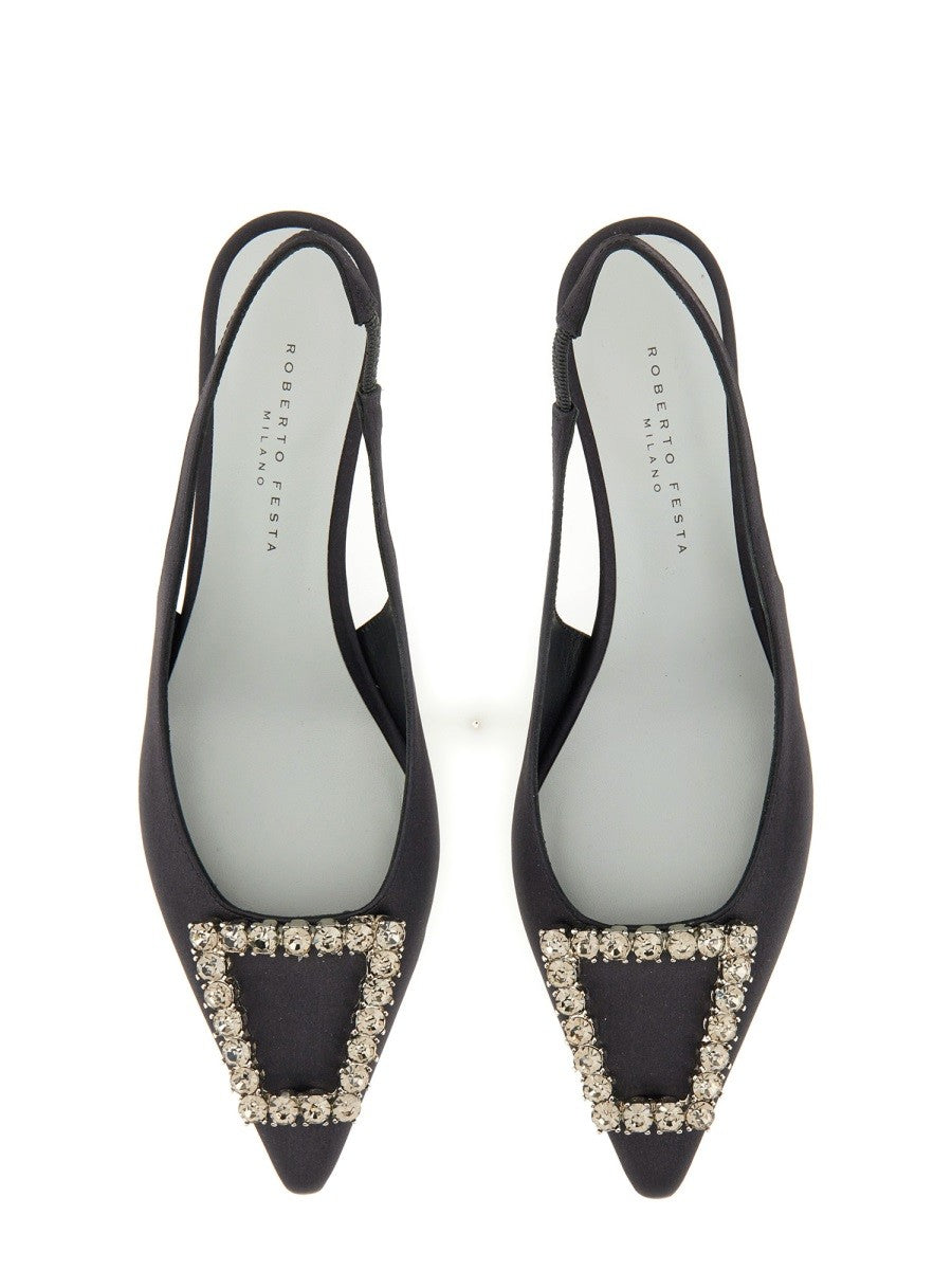 Roberto Festa Women's Slingback Futura Black, view 2