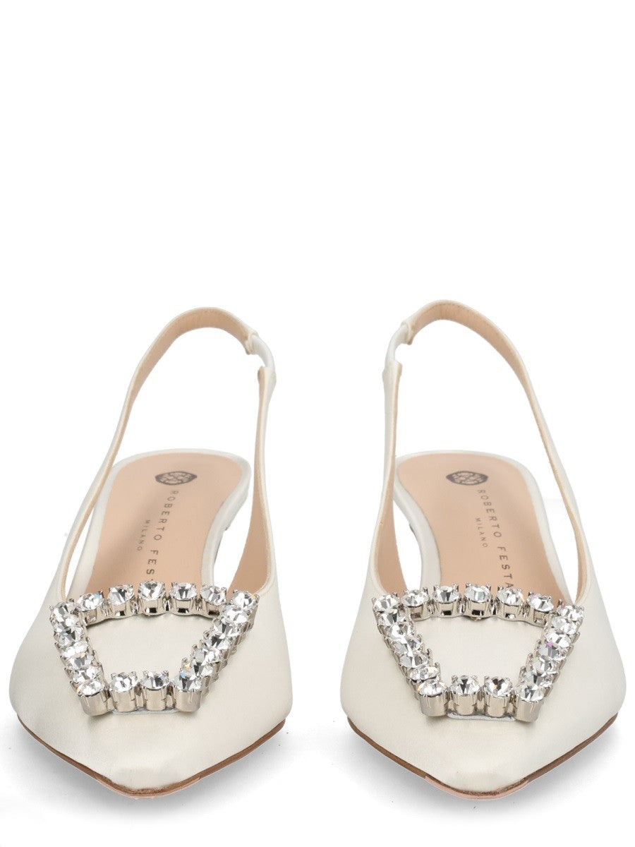 Roberto Festa Women's Slingback Futura White