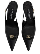 Dolce &amp; Gabbana Women's Slingback Lollo Black, view 5