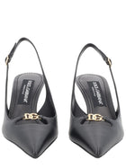 Dolce &amp; Gabbana Women's Slingback Lollo Black, view 3
