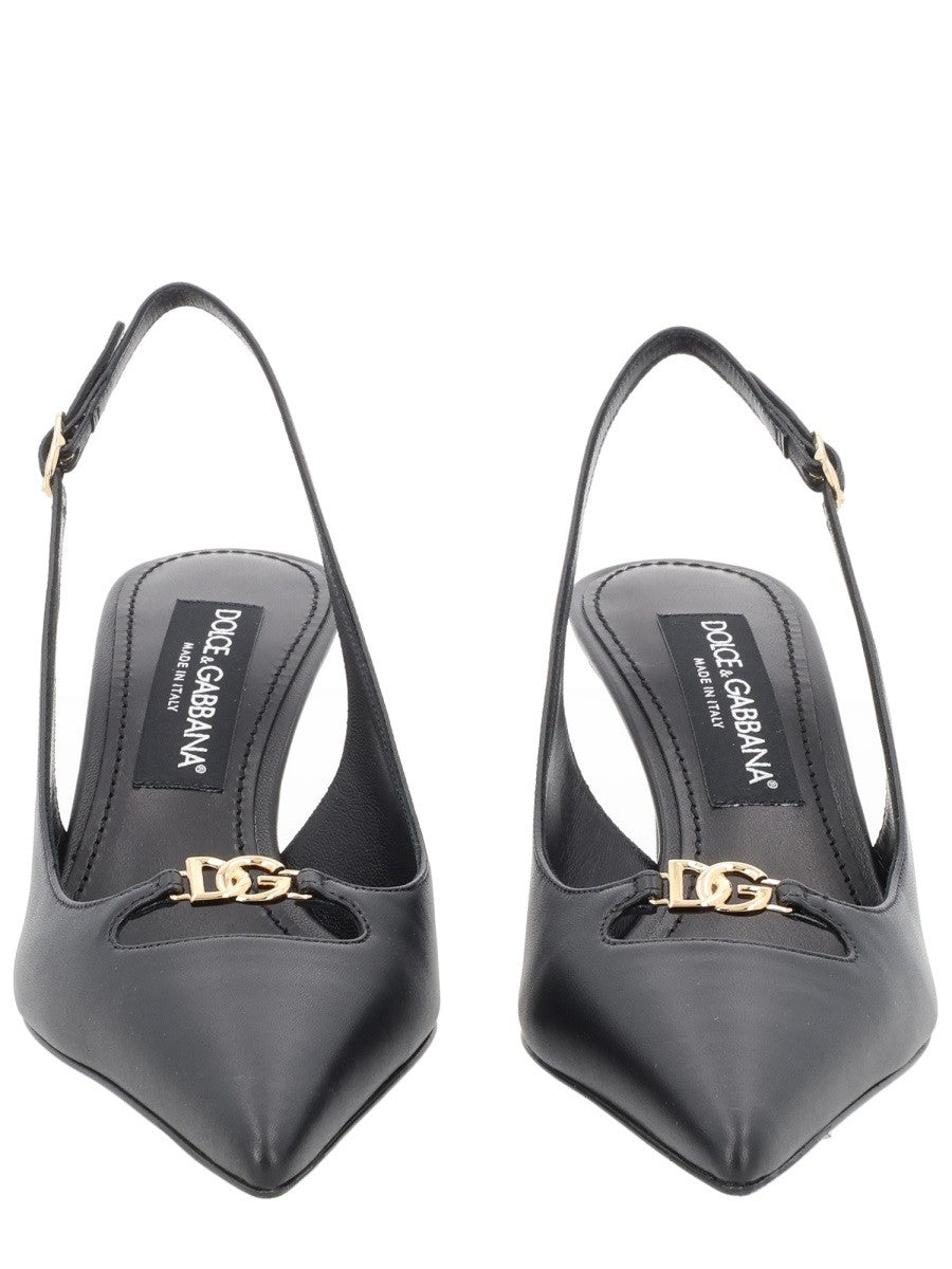 Dolce &amp; Gabbana Women's Slingback Lollo Black