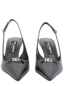 Dolce &amp; Gabbana Women's Slingback Lollo Black